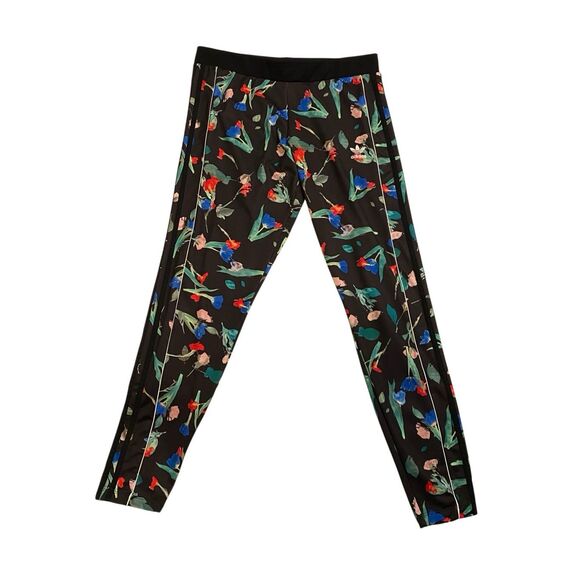 Women’s Adidas Triple Stripe Floral Leggings Size Large - Picture 9 of 10